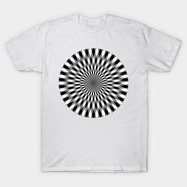 Ilusion Optica Fractal T-Shirt by Korvus78